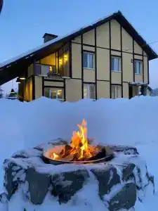 Красивый и уютный дом с камином у Медного Озера. - 3