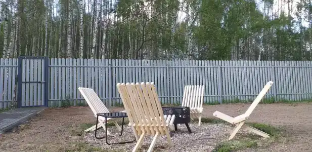 Загородный дом у реки в лесу - 20