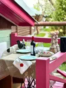 Шартруз Красное - сад, веранда и баня - 42