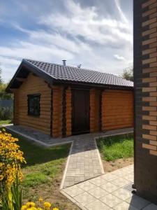 Современный дом из бревна в Кочериново - 7