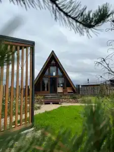 Солнечный дом А-фрейм с купелью (чаном) - 6