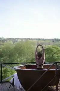Глэмпгеокупол Домик на Оке - 12