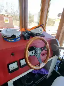 Дом-корабль с баней на Минском море - 10