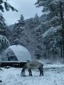 Шатер купольный в горах - 6