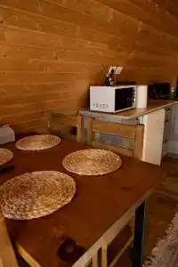 Сказочный A-frame у подножья горы - 12