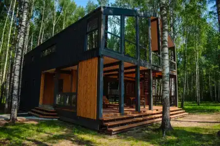 Дом для отпуска в стиле ЛОФТ - 39
