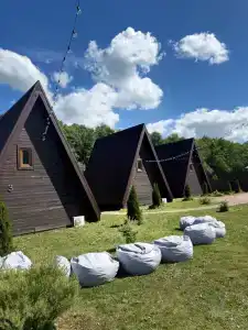 Уютные домики A-Frame с банным комплексом - 125