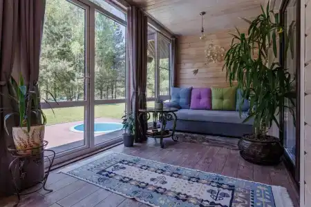 Дом Zarechye с русской баней и горячей купелью - 64