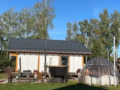 Дом с баней в глемпинге Байкал - 55