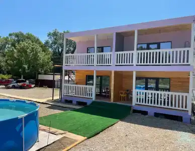 Эко дом под ключ на море на 4 человека, красный бархат - 3