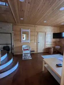 Уютный гостевой дом на берегу реки с русской баней в Заречье - 24