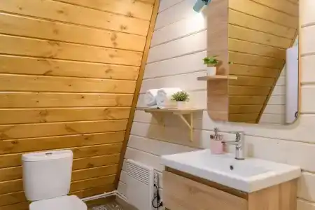 Уютные домики A-Frame с банным комплексом - 108