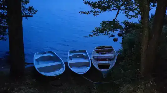Новый дом у озера с баней в бору - 15