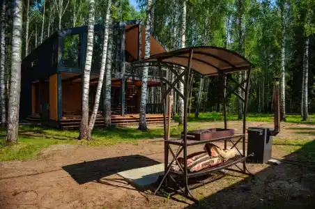 Дом для отпуска в стиле ЛОФТ - 42