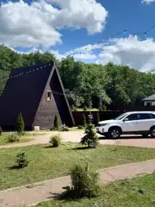 Уютные домики A-Frame с банным комплексом - 28