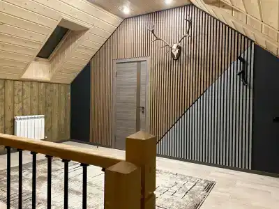 Современный новый дом с баней и банным чаном - 112