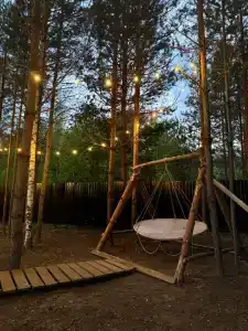 Гостевой дом с баней и чаном в лесу - 8