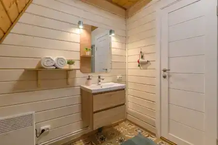 Уютные домики A-Frame с банным комплексом - 40