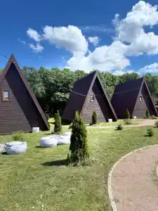 Уютные домики A-Frame с банным комплексом - 27