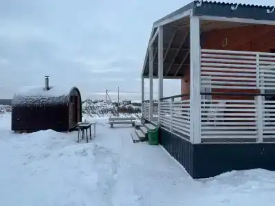 Коттедж у реки с русской парной на дровах - 56