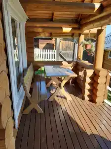 Дом с баней на берегу озера - 12