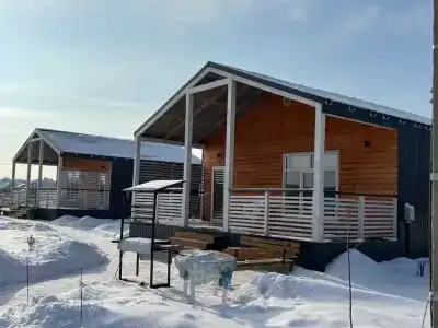 Коттедж у реки с русской парной на дровах - 49