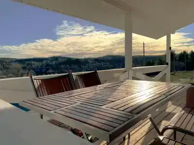 Панорамный двуспальный дом в Карелии рядом с Ладогой - 17