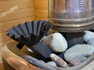 Барнхаус с баней и панорамными окнами - 21