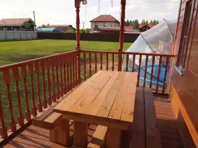 Новый дом с бассейном и баней - 2