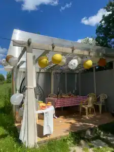 Домик в лесу с горячим бассейном в Каптёвке - 2