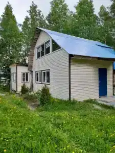 Дом-баня на берегу озера Уросозеро - 0