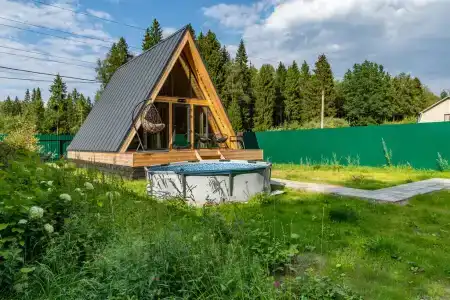 InHome24 Уютный дом А-фрeйм Ольховка - 22