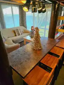 Шале с панорамным видом на Минское море - 76