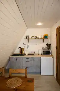 Сказочный A-frame у подножья горы - 35