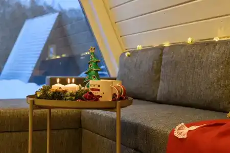 Уютные домики A-Frame с банным комплексом - 145