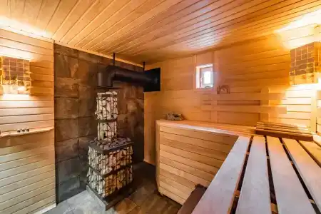 Дизайнерский дом-баня в КП Великие Озёра - 6