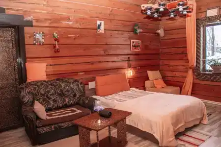 Экокоттедж из кедра и лиственницы с рыбалкой - 46