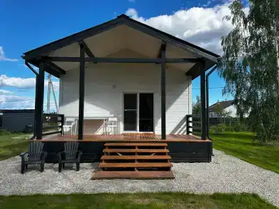 Уютный скандинавский барнхаус - 23