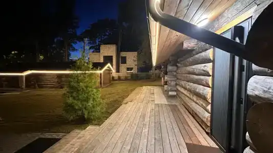 Эко дом из окаменевшей сосны-кело - 28
