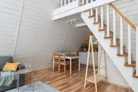 Уютные домики A-Frame с банным комплексом - 127