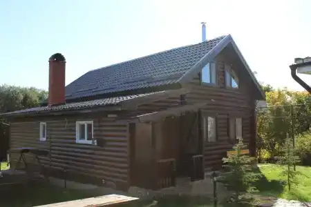 Эко дом из сруба. Площадь 150 квадратов. 4 Спальни. 5 комнат. Рыбалка. - 1