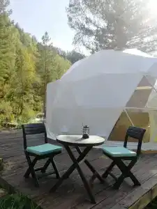 Шатер купольный в горах - 4