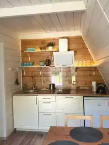 Уютные домики A-Frame с банным комплексом - 100