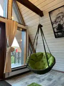 Солнечный дом А-фрейм с купелью (чаном) - 13