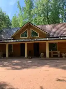 Дом на озере с баней - 0