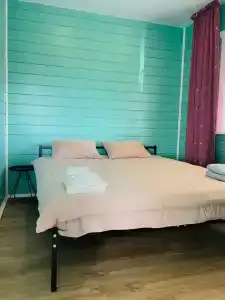 Панорамный двуспальный дом в Карелии рядом с Ладогой - 13