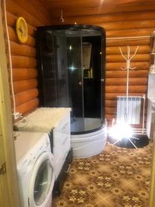 Современный дом из бревна в Кочериново - 17