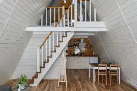 Уютные домики A-Frame с банным комплексом - 25