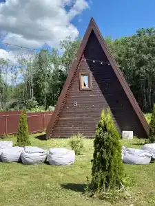 Уютные домики A-Frame с банным комплексом - 94