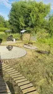 Глемпинг у озера с чаном и баней - 38